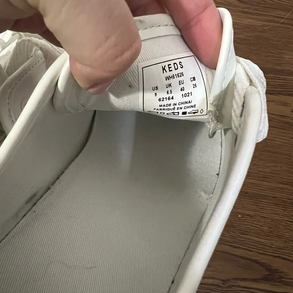 NEW Keds White Triple Up Leather Platform Sneakers Size 9 US $75_6